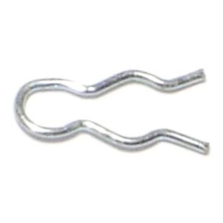 MIDWEST FASTENER 3/16" x 1/2" Zinc Plated Steel Pin Clips 20PK 67082